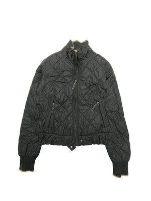 Black Hilfiger Denim Quilted Jacket Women's Medium
