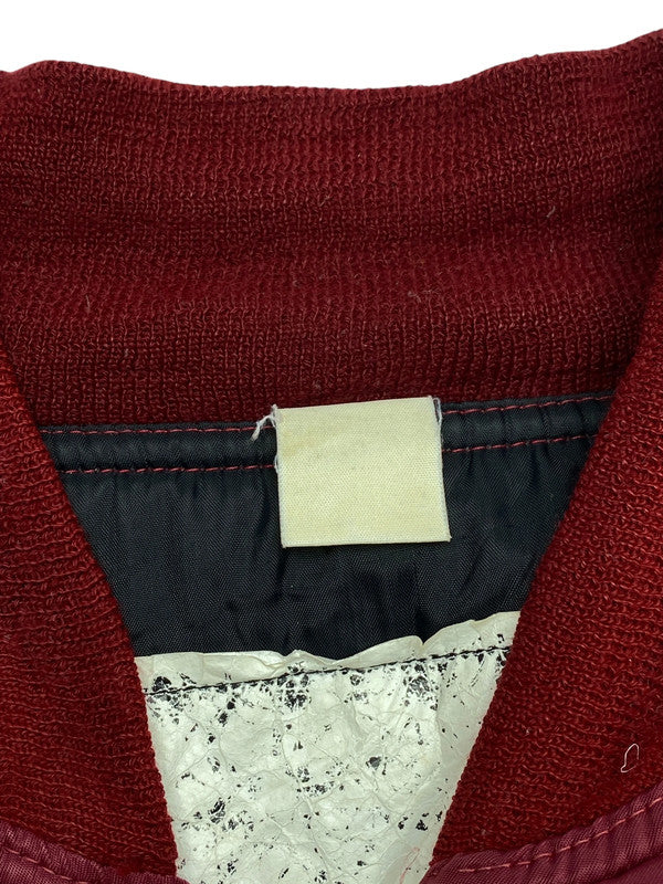 Burgundy Bomber Jacket MA-1 Men's XL