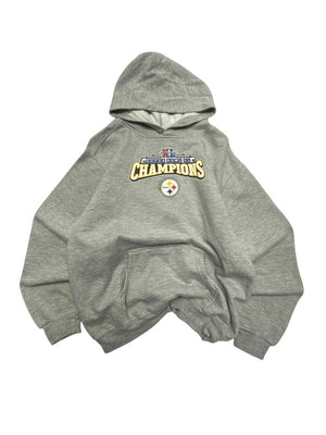 Grey Reebok NFL Steelers Hoodie Women's XL