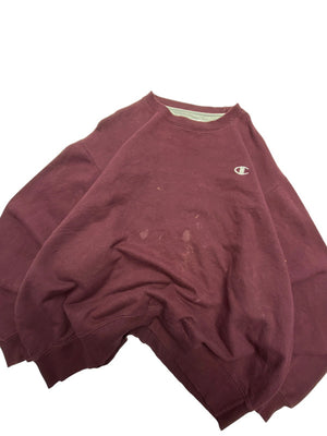 Burgundy Champion Eco Sweatshirt Men's XL