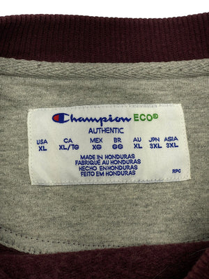 Burgundy Champion Eco Sweatshirt Men's XL