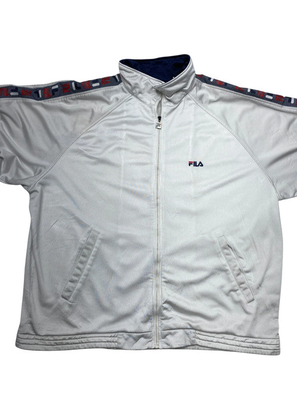White FILA Tracksuit Jacket Men's XL