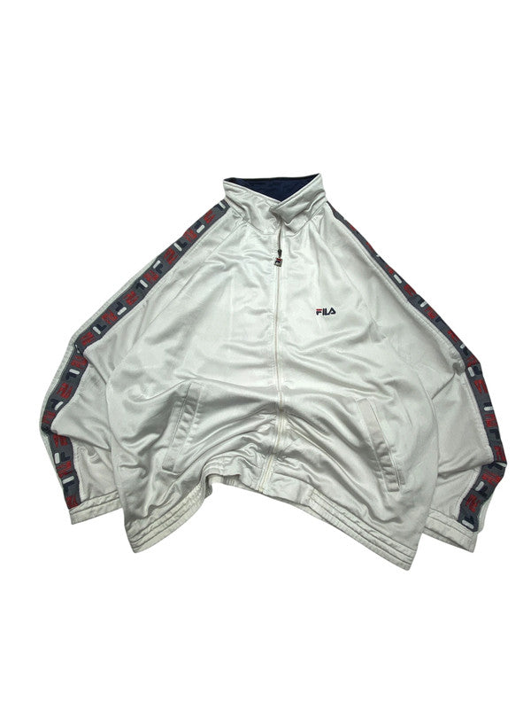 White FILA Tracksuit Jacket Men's XL