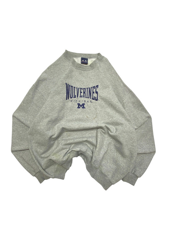 Grey AS Sports Embroidery Sweatshirt Men's XL