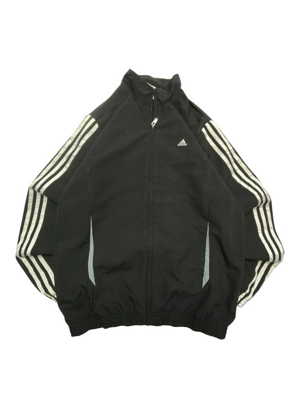 00s Black Adidas Tracksuit Jacket Youth's XL