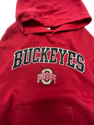 Red Ohiostate Hoodie Women's Large