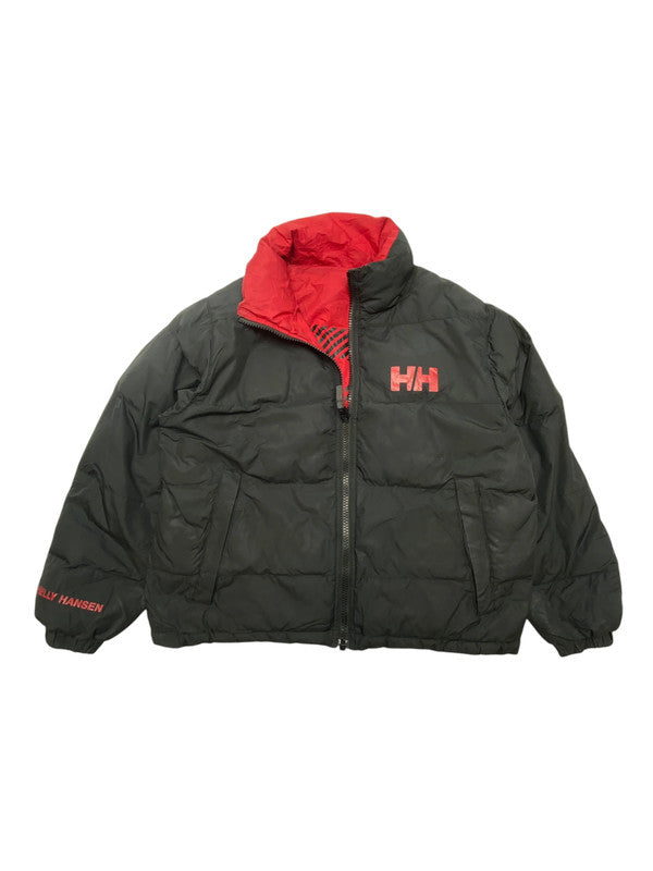 Black-Red Helly Hansen Reverse Puffer Jacket Men's Medium