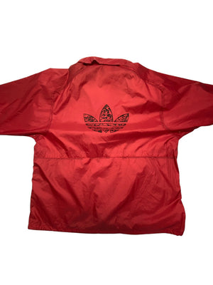 Vintage 90s Red Adidas Windbreaker Men's XL