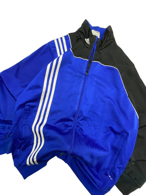 00s Blue Adidas Tracksuit Jacket Men's Medium