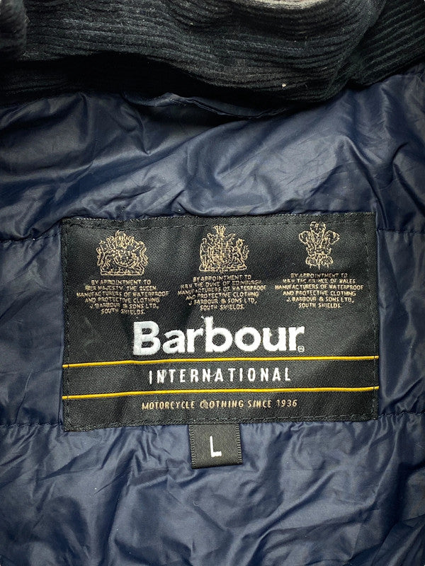 Black Barbour International Workwear Jacket Women's Large