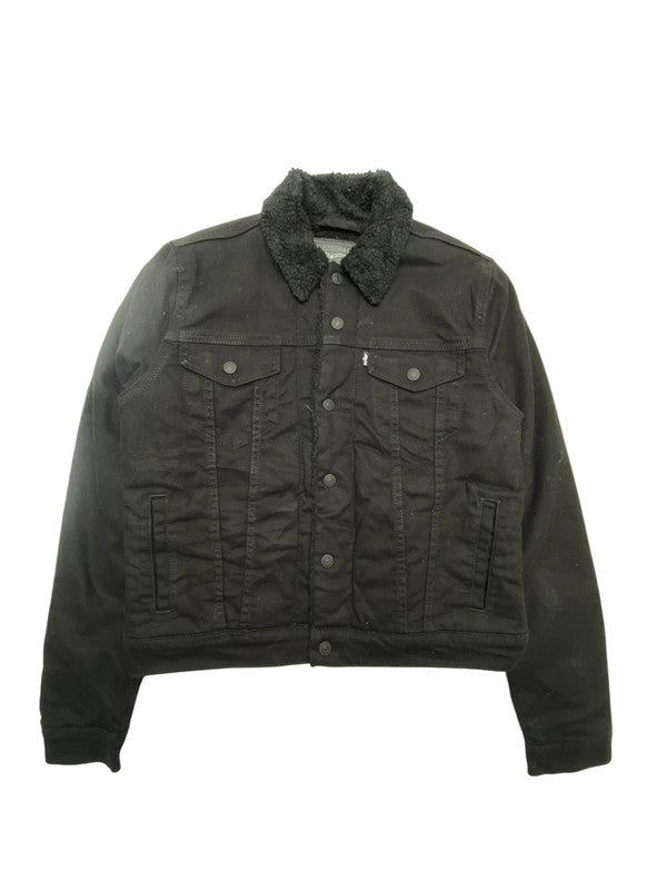 Black Levi's Fleece Jacket Men's Small