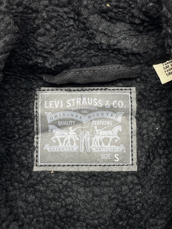 Black Levi's Fleece Jacket Men's Small