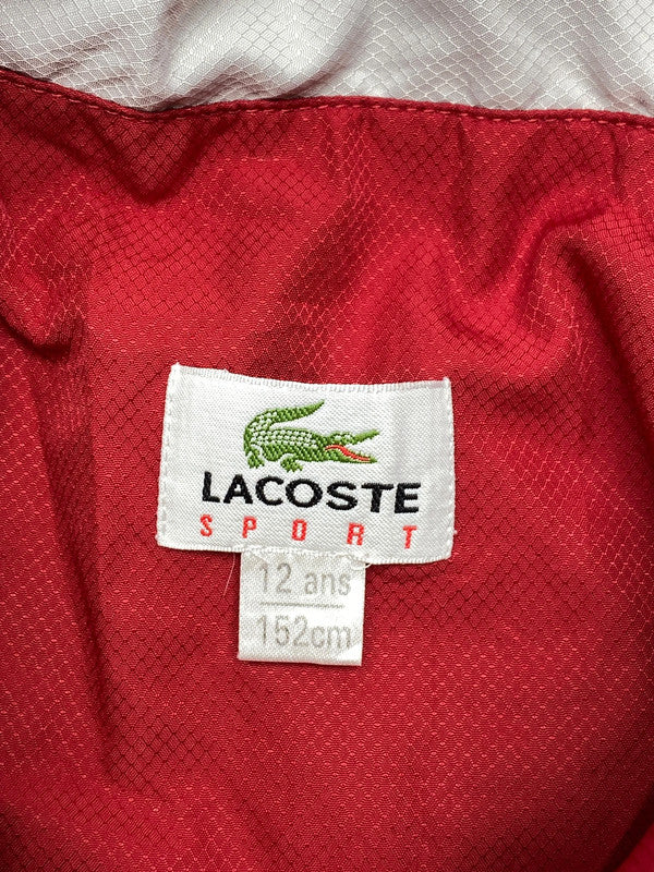 Red Lacoste Windbreaker Men's Small