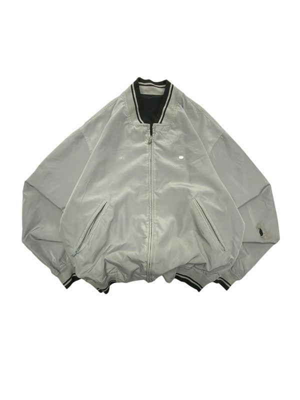 Grey-Black Lacoste Bomber Jacket Men's Large