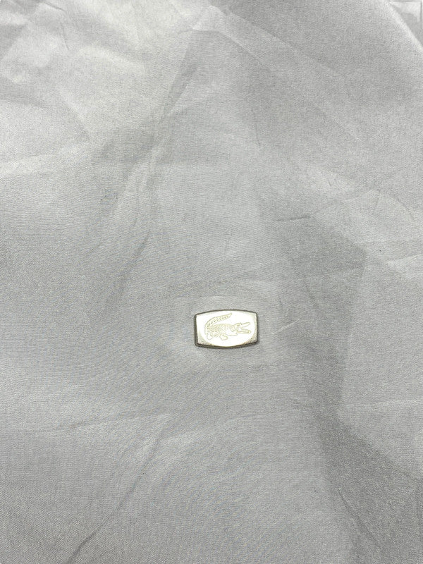 Grey-Black Lacoste Bomber Jacket Men's Large