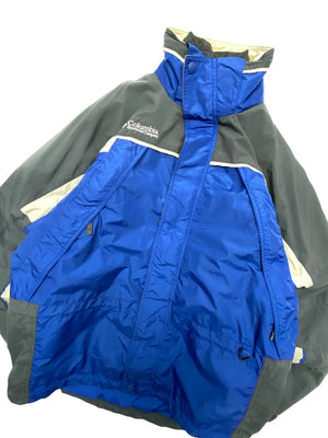 Blue Columbia 3-in-1 Jacket Men's Medium