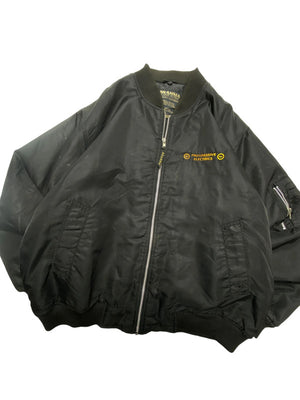 Black Brahma Bomber Jacket Men's XL