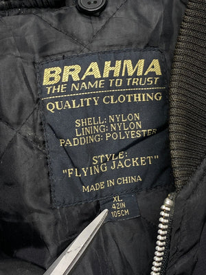 Black Brahma Bomber Jacket Men's XL