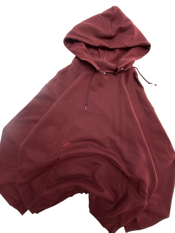 Burgundy Champion Eco Hoodie Men's Large