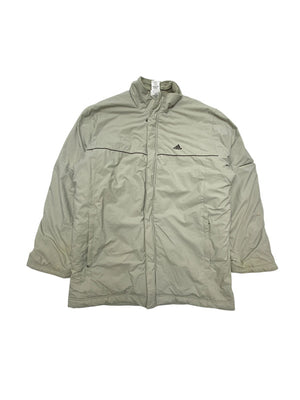 90s Grey Adidas Windbreaker Men's Large