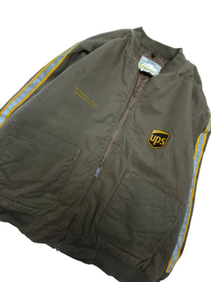 Brown UPS Workwear Jacket Men's Large