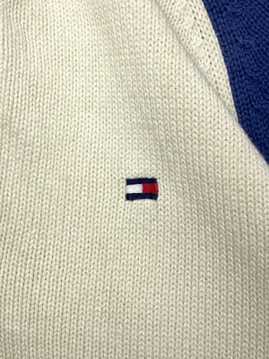 Beige Tommy Hilfiger Half-zip Jumper Women's Medium