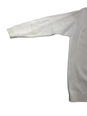 White Ralph Lauren Embroidery Half-zip Jumper Men's XL