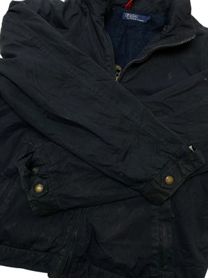 Black Ralph Lauren Bomber Jacket Women's Large