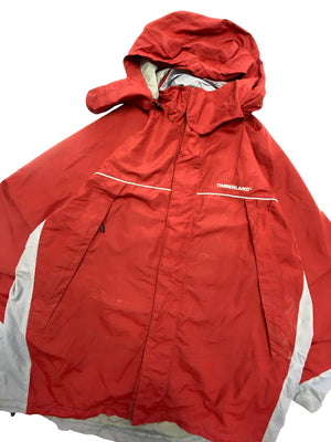Red Timberland Raincoat Men's Medium