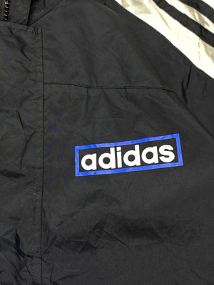 Vintage 90s Black Adidas Windbreaker Men's XL