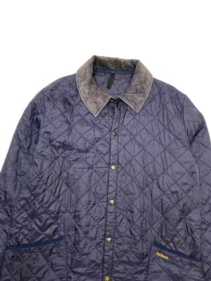 Purple Barbour Quilted Jacket Men's XL