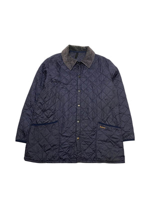Purple Barbour Quilted Jacket Men's XL