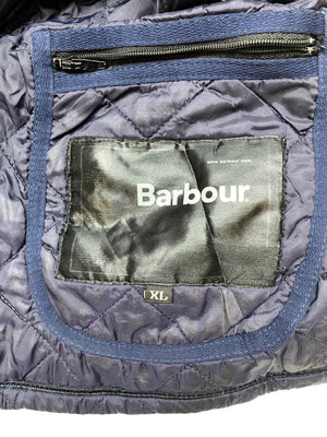 Purple Barbour Quilted Jacket Men's XL