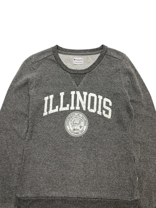 Grey Champion Print Sweatshirt Men's Small