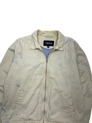 Cream IZOD Harrington Jacket Men's XL