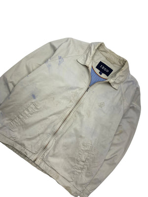 Cream IZOD Harrington Jacket Men's XL