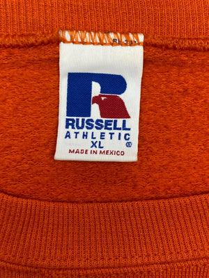 Orange Russell Athletic Sweatshirt Men's XL