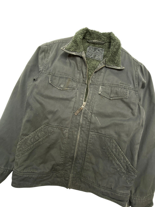 Black Bomber Jacket Men's Small