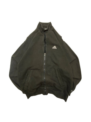 Black Adidas Fleece Jacket Men's Small