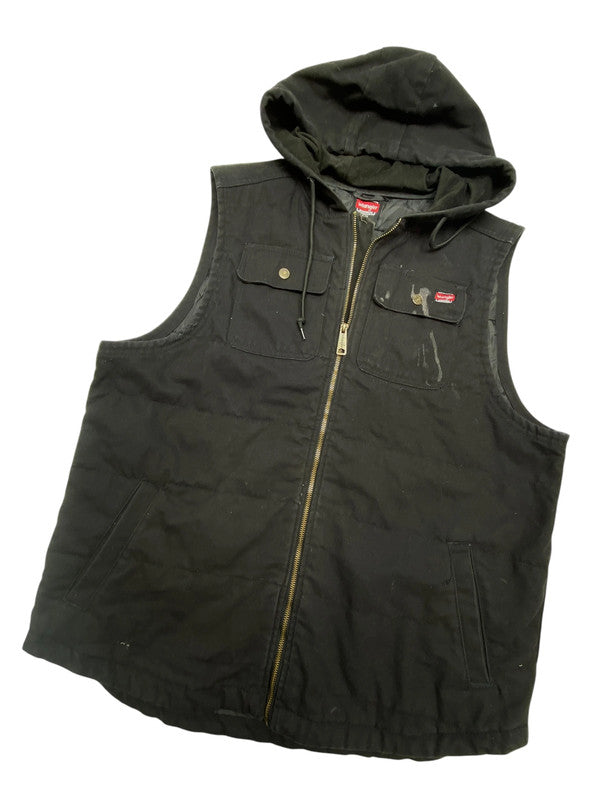 Black Wrangler Workwear Gilet Men's XL