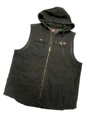 Black Wrangler Workwear Gilet Men's XL