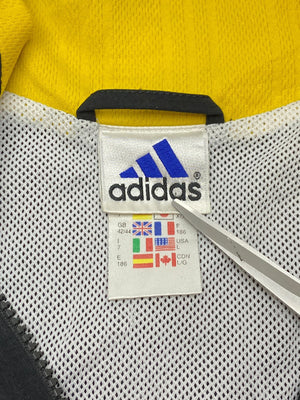 Vintage 90s Black-Yellow Adidas Windbreaker Men's XL