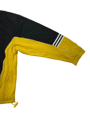 Vintage 90s Black-Yellow Adidas Windbreaker Men's XL
