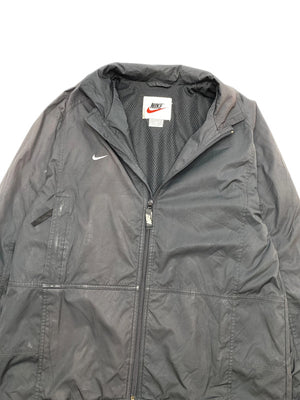Vintage 90s Black Nike Windbreaker Men's Medium