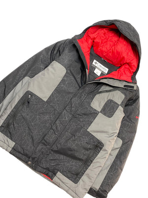 Grey-Black Columbia Snow Jacket Youth's XL