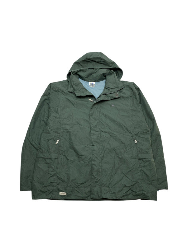 Vintage 90s Dark Green Adidas Windbreaker Men's XL