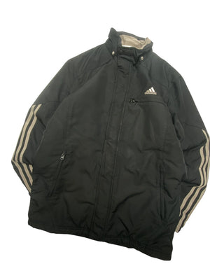 00s Black Adidas Parka Men's Small