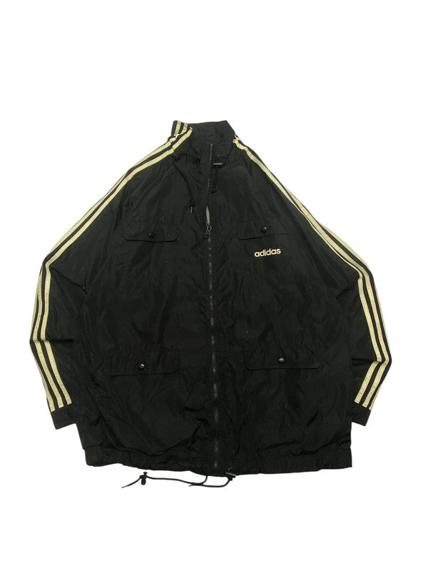Vintage 90s Black Adidas Windbreaker Men's XL