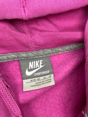 Pink Nike Zip-through Hoodie Women's Medium