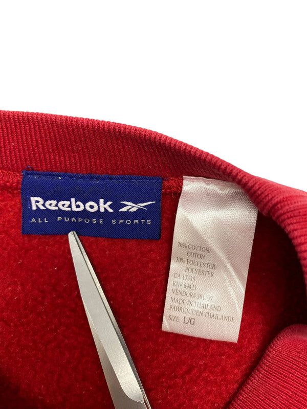 Red Reebok Sweatshirt Men's Large